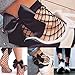Tonuni 3 Pairs Women's Summer Sexy Thin Fishnet Short Pantyhose Socks