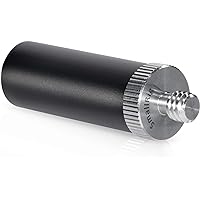 SMALLRIG Standard 15mm Micro Rod 1.5 Inches Long with 1/4" Male Female Thread for Clamp Mount - 915