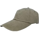 Sunbuster Extra Long Bill 100% Washed Cotton Cap with Leather Adjustable Strap