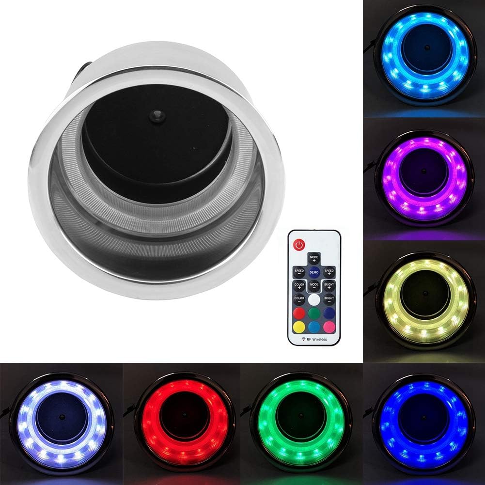 Stainless Steel LED RGB Drink Cup Holder,RGB LED Light