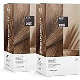 IGK Permanent Hair Dye Color Kit | 7G Almost Blonde - Dark Golden Blonde | 100% Gray Color Coverage + Strengthen + Shine | Ammonia Free (2 Pack)