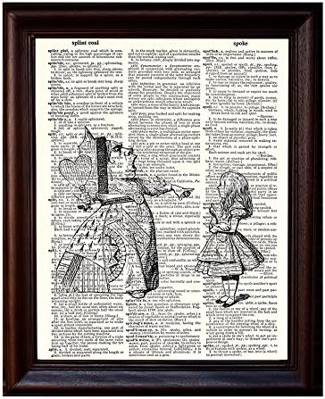 Off with Her Head - Dictionary Art Print