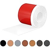 White Wall Molding Trim 3 Inch x 10 Feet, Wall Base Baseboard Molding Trim Flexible Self Adhesive Rubber Wall Base Moulding Trim Peel and Stick Design Home Decoration Skirting Strip