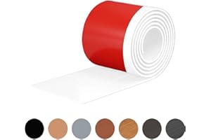 ROUIXSEN White Wall Molding Trim 3 Inch x 10 Feet, Wall Base Baseboard Molding Trim Flexible Self Adhesive Rubber Wall Base Moulding Trim Peel and Stick Design Home Decoration Skirting Strip