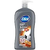 Dial Men 3in1 Body, Hair and Face Wash, Ultimate Clean, 32 Fl Oz