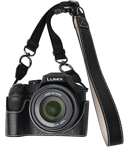 Amazon.com : Panasonic DMW-BCSK6 Genuine Leather Half Fitted Case