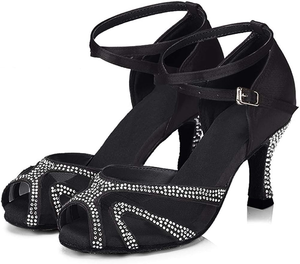 TTdancewear Rhinestones Ballroom Dance Shoes Women Latin Salsa Bachata
