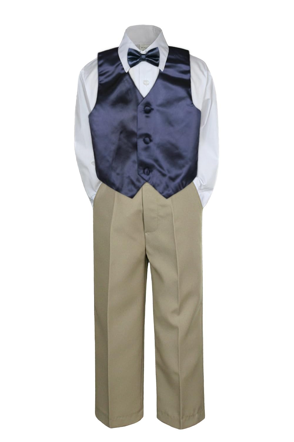 khaki navy blue pants
