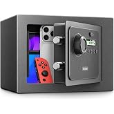 Vaydeer Metal Timed Lock Box, 99-Day Timer, Large Capacity | Digital Display, Dual Power Options, Pry-Resistant Design, Emergency Unlock, Phones, Controllers and Snacks