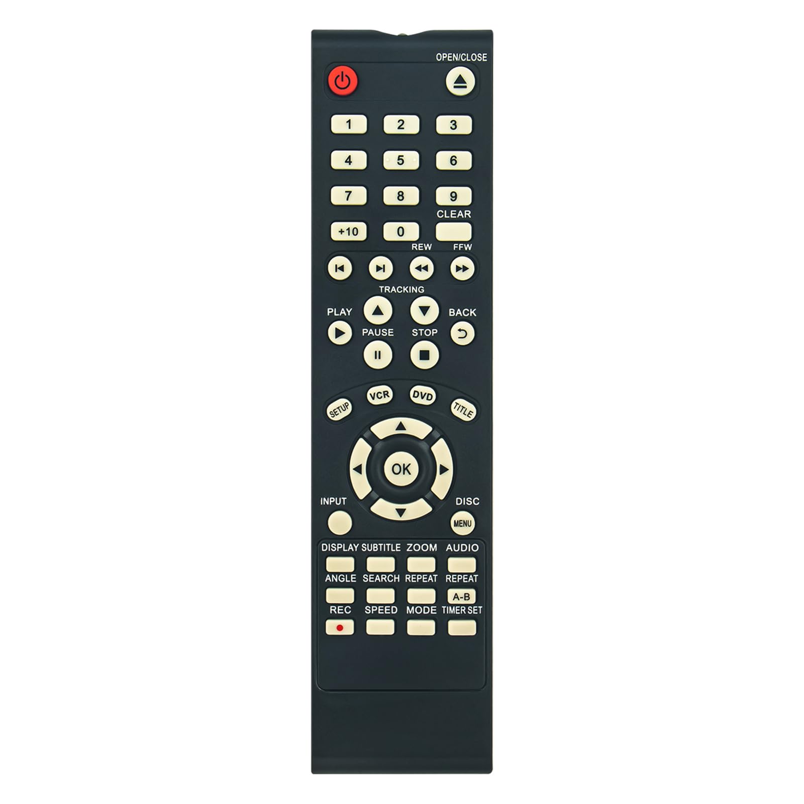 VINABTY Replacement Remote Control Fit for Philips DVD/VCR Player DVP3345V/17 DVP3345V/17X