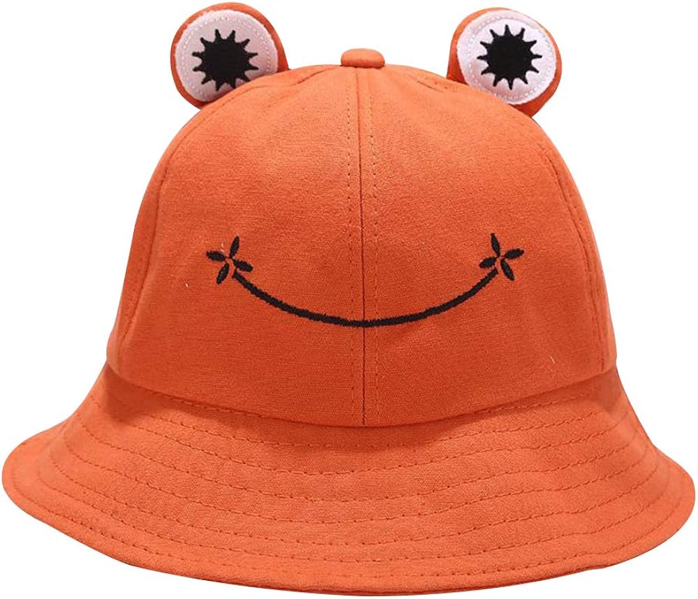 Mommy and Me Frog Bucket Hat Cute Green Froggy Hats Kids Froggie Cap
