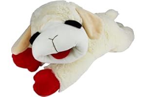 HDP Lambchop Plush Dog Toy 24" with Squeaker Color:White 24" Size:Pack of 1