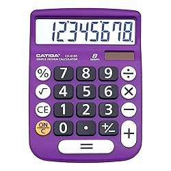 CATIGA Desktop Calculator 8 Digit with Solar Power