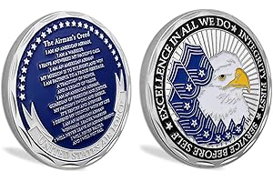 E-COIN United States Air Force Airman's Creed Military Challenge Coin