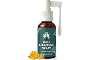 Lung Cleansing Spray，1.7 Fl.oz. Respiratory Support, Mucus Relief And Lung Cleanse – Support for Lungs Detox for Smokers