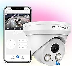 PANOEAGLE 8MP Security POE Camera, 4K IP Camera