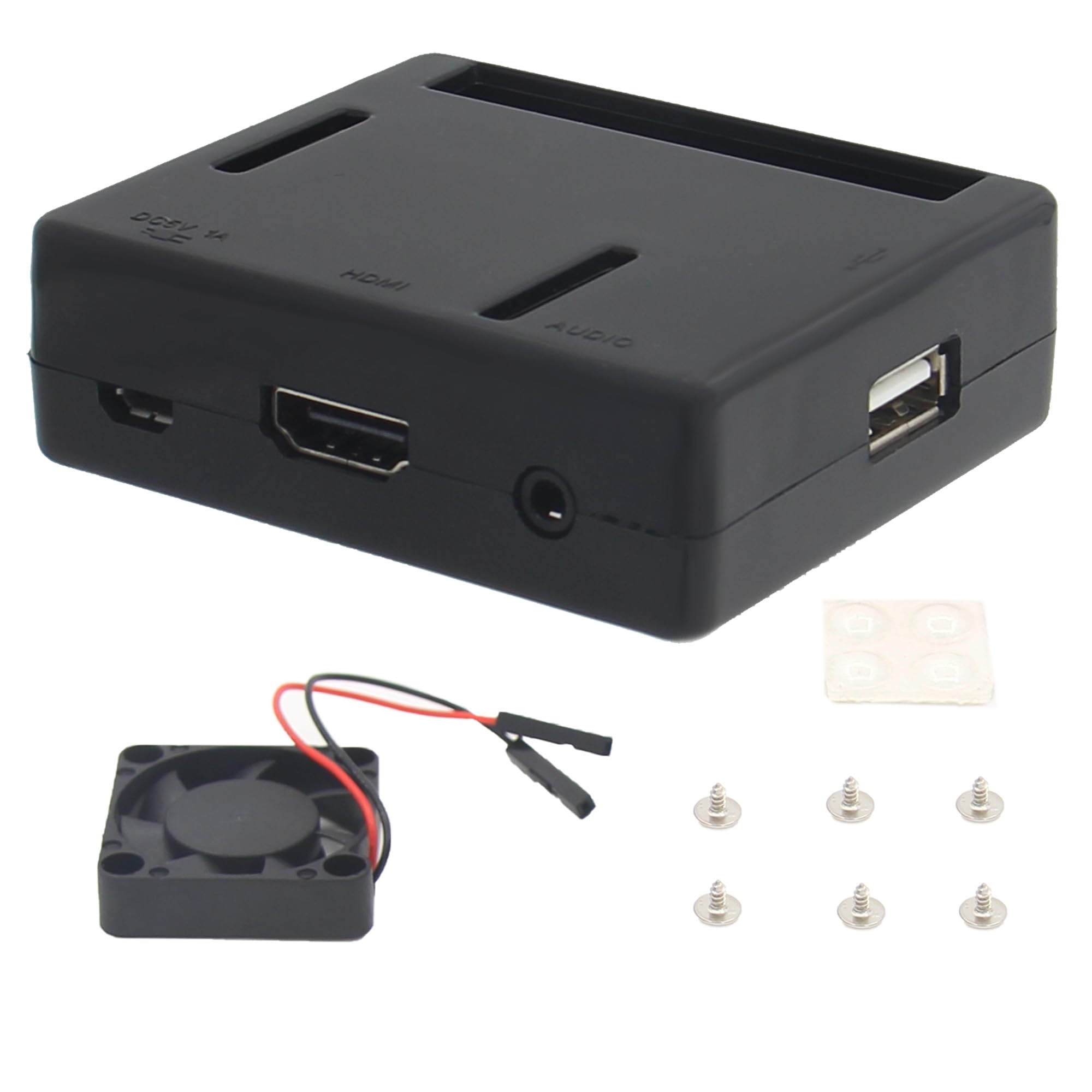 eleUniverse Raspberry Pi 3A+ ABS Case Compatible with Pi 3 Model A+ Plus/Raspberry Pi 1 Model A+