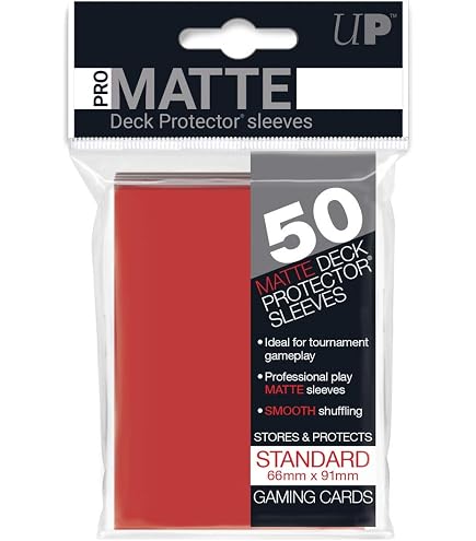 Amazon.com: Ultra Pro 50ct Pro-Matte Pink Standard Deck Protectors