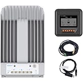 EPEVER MPPT Solar Charge Controller 40A 150V PV Solar Panel Controller Negative Ground W/ MT50 Remote Meter for LiFePO4 Batte