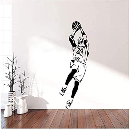 Etiqueta De La Pared Calcomanía Basketball Player Home Decor Vinyl Wall