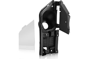 TUTOR AUTO Transit Fuel Door, Transit Gas Door + White Cover Compatible with 2015-2023 Ford Transit Vans 150 250 350 HD - Fuel GAS Filler Pocket Housing Hinge Door Replace # CK4Z-5427936-A CK4Z-5427936-F