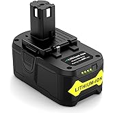 MAFACBAC P189 18V Battery Replacement: for Ryobi 6.0 AH Lithium-ion 18 Volt One Plus P108 P102 P103 P104 P105 P107 Drill Tools-PBP005 Cordless Power Lithium Battery