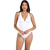 La Blanca womens Island Goddess Multi-strap Cross Back One Piece Swimsuit