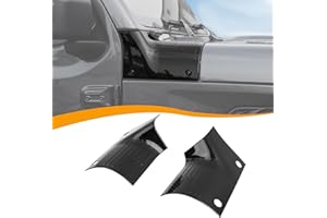 Hoolcar Cowl Body Armor Outer Corner Guards Hood Guard Cover Compatible with 2018-2023 Jeep Wrangler JL JLU & Gladiator JT, Black, American Flag