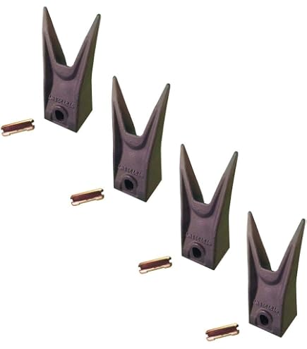 Amazon.com: 5- Bobcat Stye Mini Excavator/Skid Bucket Teeth w/Pins