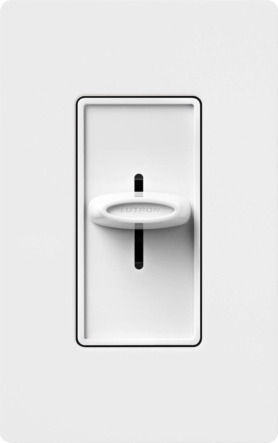 Lutron SFSQ-F-LA Skylark 1.5-Amp Single Pole Slide-To-Off 3-Speed Fan Control, Light Almond - Ceiling Fan Wall Controls - 