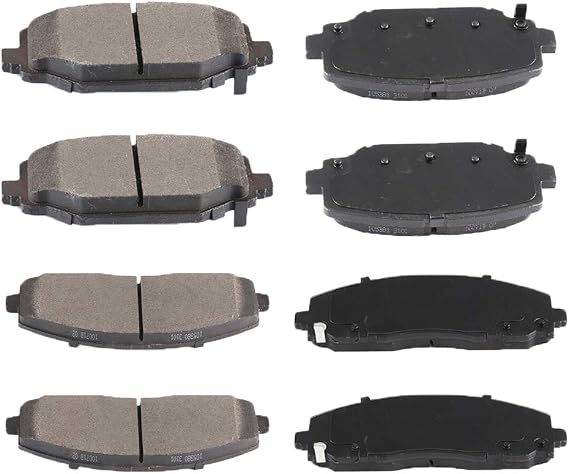 Detroit Axle 12.99" Front Brake Rotors & Ceramic Pads Kit For Ram C/V, Grand Caravan, Journey, Voyager - 5 Lug