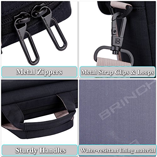 image for Brinch 15-15.6 Inch Laptop Messenger Bag for Apple, Acer, Asus, Dell, 