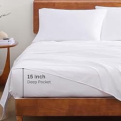 LANE LINEN 100% Organic Cotton King Size Sheets