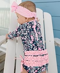 RuffleButts Baby Girls UPF 50+ Sun Protection