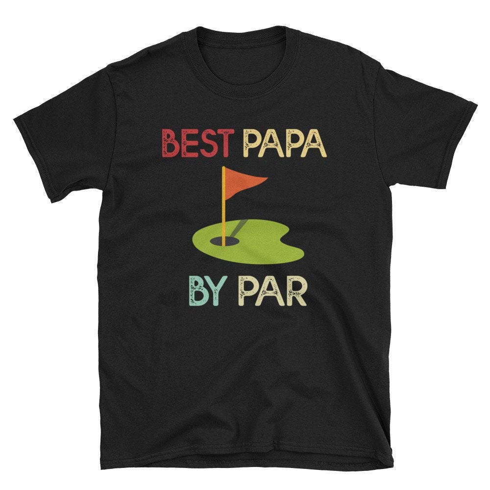 Best Papa By Par Vintage Retro Tee Father's Day Gift Sale T Shirt