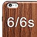 NeWisdom iPhone 6s Case Wood,iPhone 6 case Wood, Non Slip Thin Slim Unique Designed Cover - Sandal