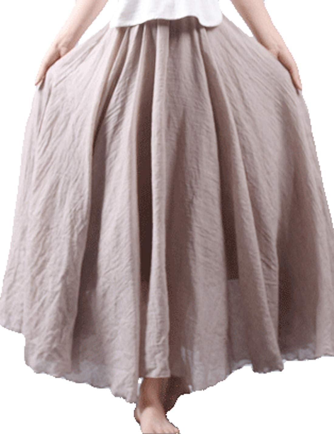 Linegoron Women S Fsahion Full Circle Bohemian Elastic Waist