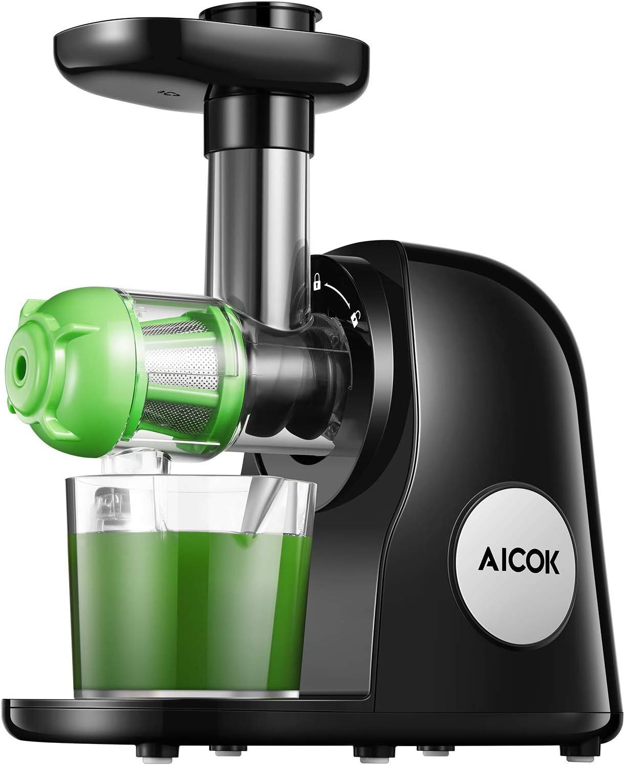 Aicok Juicer Machines Slow Masticating Juicer Extractor Quiet Motor Easy To Clean High Nutrient Reverse Function Bpa Free Cold Press Juicer With Brush Juice Recipes For Fruits And Vegetables Amazon Ca Home Kitchen