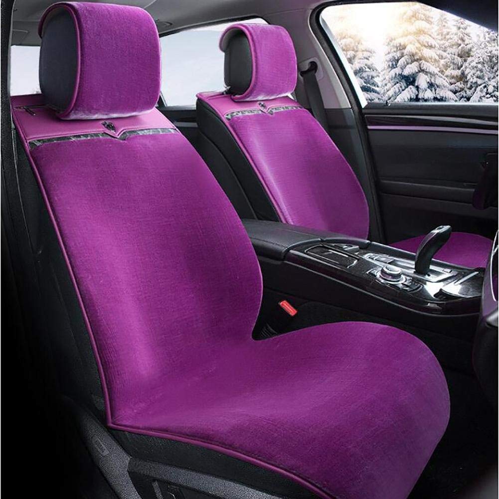 輝く高品質な カーカーシートプロテクター用シートカバー 冬暖かく柔らかい短い豪華な車のステアリングホイールカバーユニバーサル カーシートクッションカー シートマット B07phpxxy4 再再販 Vogmoda Com Ar