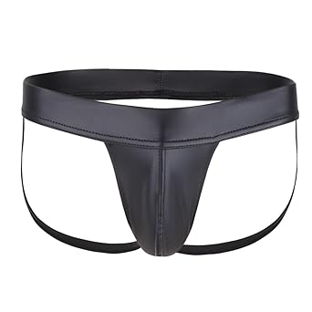 Tiaobug Herren String Unterhose Wetlook Bikini Slips Tanga Männer Unterwäsche Shorts Jockstrap M L XL XXL