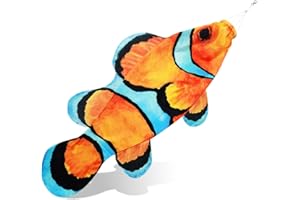 THQZLH Vibrant Yellow Fish Windsock for Outdoor Hanging, Spring and Summer Fun!