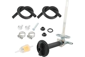 RADHLBNIU Fuel Valve Petcock Tank Switch Compatible with Honda TRX250EX Rancher 350 400 420 Foreman 400 450 500, Replace 16950-HN7-003 16950-HM8-003