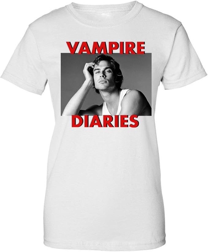 Vampire Diaries Damon Salvatore Camiseta de Mujer Medium ...