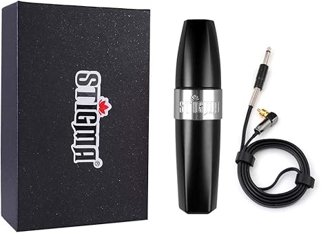 Stigma Machine à Tatouer Rotative Stylo De Tatouage Professionnel Japon Motor Rca Connecté Pour Tatoueur Rouge à Lèvres Noir Em123 1