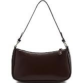 Crescent Shoulder Bag for Women Trendy Tote Handbag Purse Vegan Leather Clutch Handbag with 2 Removable Straps