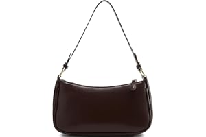 CAWGOT Crescent Shoulder Bag for Women Trendy Tote Handbag Purse Vegan Leather Clutch Handbag with 2 Removable Straps