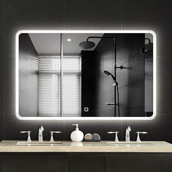 Wand-Kosmetikspiegel Schminkspiegel LED-Badezimmerspiegel Wand