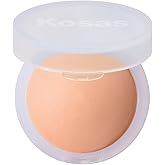 Kosas Cloud Set Face Pressed Brightening Powder - Smooths Shine Control, Coverage for Dark Undereye & Uneven Skin - Lightweight - Buttery (Sheer Brightening Yellow)
