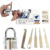 Nama 30 Pieces Lock Pick Set with 2 Transparent Training Locks Updated Kit 4 view 9