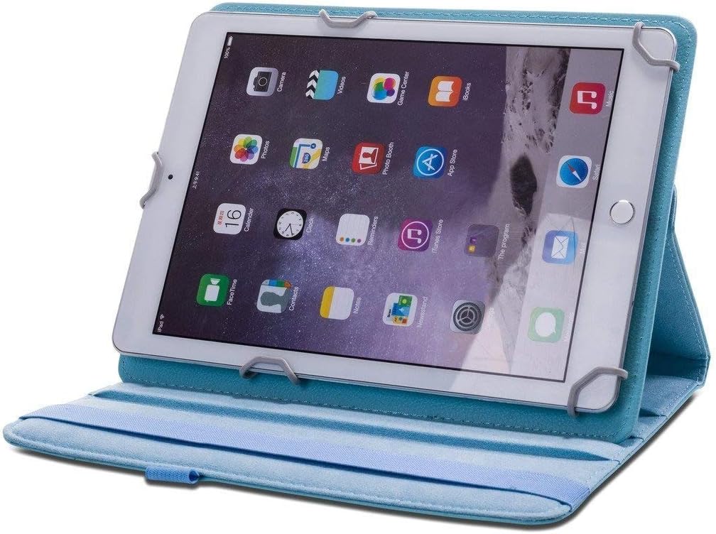 360 Degree Rotating Stand Case Cover for IPAD 2/3/4, Air, Air 2, Pro 9.7 and iPad Pro 5th Generation With Wake and sleep function (LIGHT BLUE)